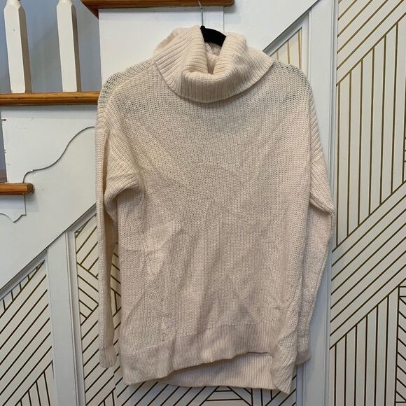 Lou & Grey | Ivory Turtleneck w/ Open Back Sweater - Picture 3 of 7